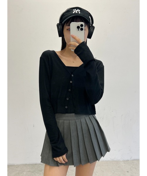 PHILLY(フィリー)の「【PHILLY】ミニプリーツスカート(スカート・レディース・ブラック/グレー・FREE)」の18枚目の写真