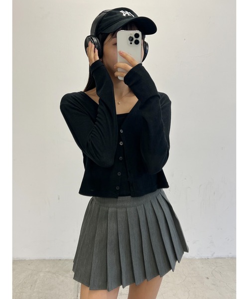 PHILLY(フィリー)の「【PHILLY】ミニプリーツスカート(スカート・レディース・ブラック/グレー・FREE)」の19枚目の写真