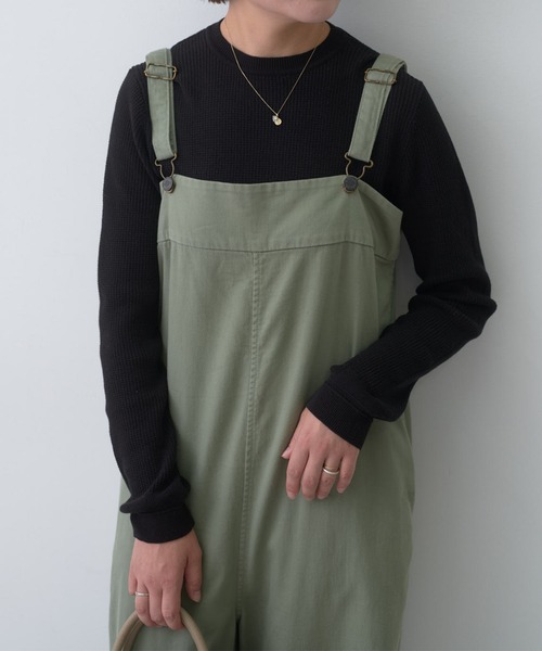 PUAL CE CIN(ピュアルセシン)の「ワッフルニットプルオーバー(Tシャツ/カットソー・レディース・グレイッシュベージュ/グレー/ブラック/オレンジ・FREE)」の15枚目の写真