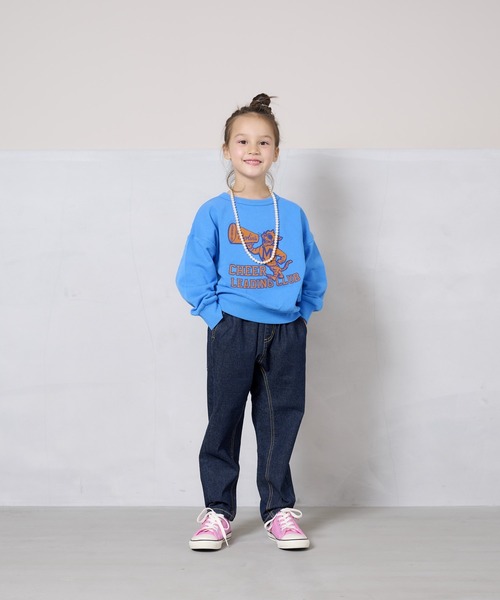 Life Support Products(ライフサポートプロダクツ)の「裏毛ワイドカレッジトレーナー(80~150cm)(スウェット・キッズ・エメラルド/オフホワイト/ブラック/杢グレー/ネイビー/ブルー・100/140/95/150/120/80/110/130/90)」の19枚目の写真