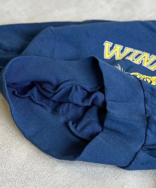 Life Support Products(ライフサポートプロダクツ)の「裏毛ワイドカレッジトレーナー(80~150cm)(スウェット・キッズ・エメラルド/オフホワイト/ブラック/杢グレー/ネイビー/ブルー・100/140/95/150/120/80/110/130/90)」の9枚目の写真