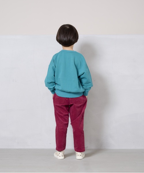 Life Support Products(ライフサポートプロダクツ)の「裏毛ワイドカレッジトレーナー(80~150cm)(スウェット・キッズ・エメラルド/オフホワイト/ブラック/杢グレー/ネイビー/ブルー・100/140/95/150/120/80/110/130/90)」の17枚目の写真