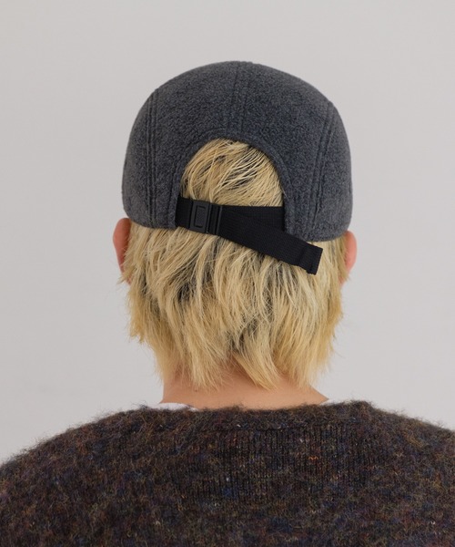 WHIMSIC（ウィムジック）の「【UNISEX】フリースジェットキャップ（キャップ・メンズ・チャコールグレー/ブラック/ブラウン/ネイビー・FREE）」の12枚目の写真