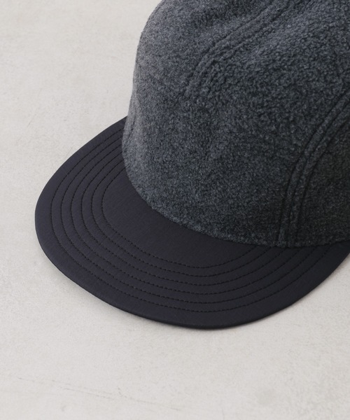 WHIMSIC（ウィムジック）の「【UNISEX】フリースジェットキャップ（キャップ・メンズ・チャコールグレー/ブラック/ブラウン/ネイビー・FREE）」の8枚目の写真