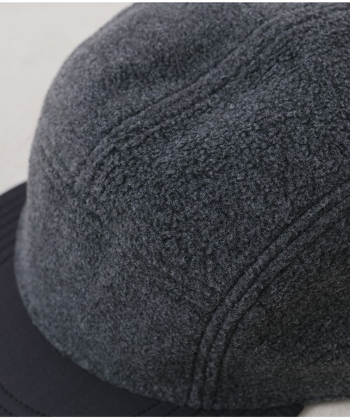 WHIMSIC（ウィムジック）の「【UNISEX】フリースジェットキャップ（キャップ・メンズ・チャコールグレー/ブラック/ブラウン/ネイビー・FREE）」の9枚目の写真
