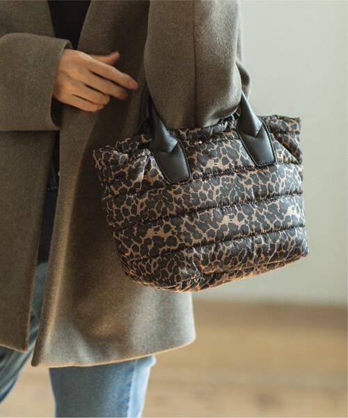 OPAQUE.CLIP（オペークドットクリップ）の「◆【2WAY】ボーダーキルティングミドルトート（トートバッグ・レディース・ダークブラウン系/ブラック/ライトベージュ・00）」の12枚目の写真