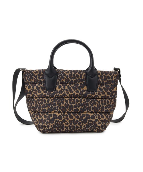 OPAQUE.CLIP（オペークドットクリップ）の「◆【2WAY】ボーダーキルティングミドルトート（トートバッグ・レディース・ダークブラウン系/ブラック/ライトベージュ・00）」の18枚目の写真