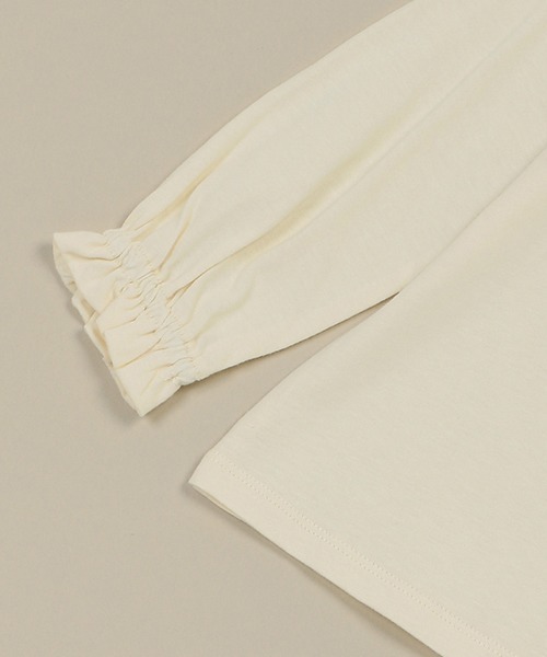 Love&Peace&Money（ラブアンドピースアンドマネー）の「小花柄コンビブラウス（シャツ/ブラウス・キッズ・ライトピンク/キナリ・110cm/130cm/120cm/80ｃｍ/100cm/90cm）」の7枚目の写真