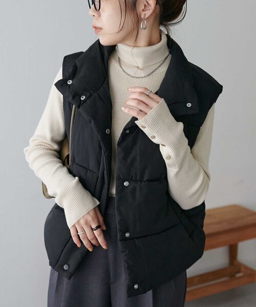 セール】【WEB限定】コンパクトスタンドダウンベスト（ベスト