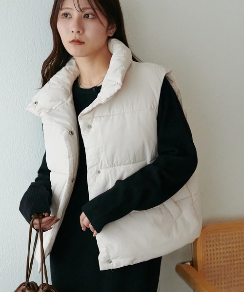 セール】【WEB限定】コンパクトスタンドダウンベスト（ベスト