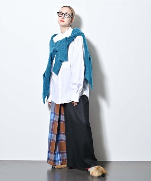 O'NEIL of DUBLIN（オニールオブダブリン）の「【O'neil of Dublin】別注 PATCHWORK GAUCHO パンツ[BK]（その他パンツ・レディース・ブラック・10）」の3枚目の写真