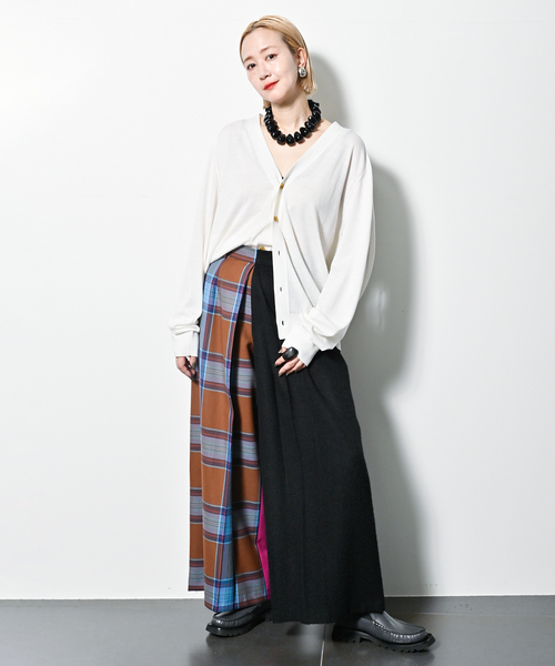 O'NEIL of DUBLIN（オニールオブダブリン）の「【O'neil of Dublin】別注 PATCHWORK GAUCHO パンツ[BK]（その他パンツ・レディース・ブラック・10）」の5枚目の写真