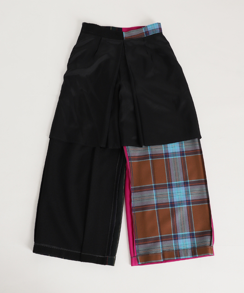 O'NEIL of DUBLIN（オニールオブダブリン）の「【O'neil of Dublin】別注 PATCHWORK GAUCHO パンツ[BK]（その他パンツ・レディース・ブラック・10）」の17枚目の写真