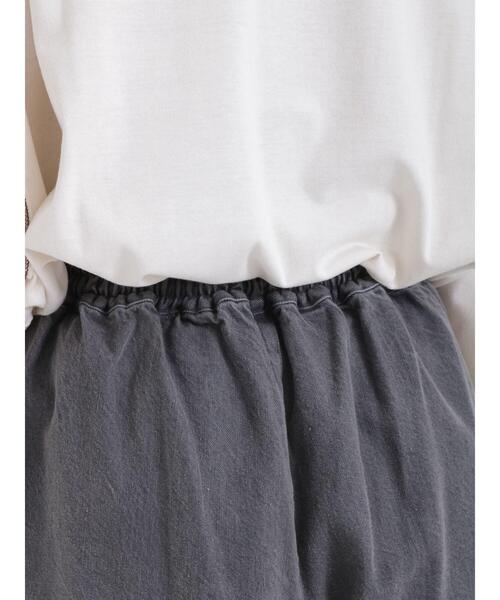 Samansa Mos2（サマンサ モスモス）の「デニムタックワイドパンツ（デニムパンツ・レディース・グレー/ネイビー/ブルー・F）」の18枚目の写真