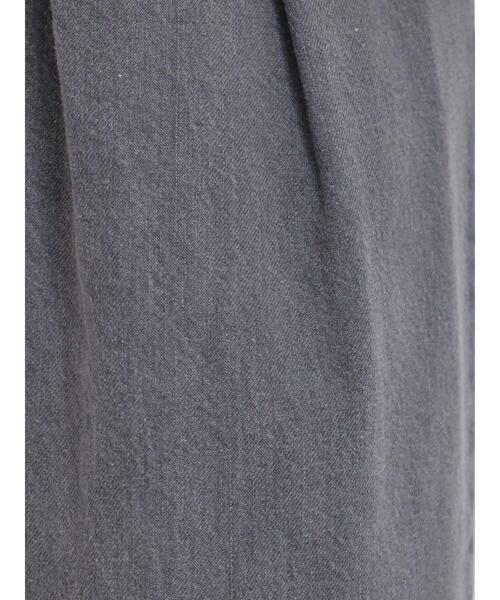 Samansa Mos2（サマンサ モスモス）の「デニムタックワイドパンツ（デニムパンツ・レディース・グレー/ネイビー/ブルー・F）」の21枚目の写真