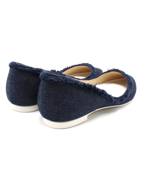 LE TALON（ルタロン）の「◆Le Talon GRISE◆  ポインテッドフリンジフラット（その他シューズ・レディース・ネイビー・37.5/35.5/36.5/36/37/38）」の4枚目の写真