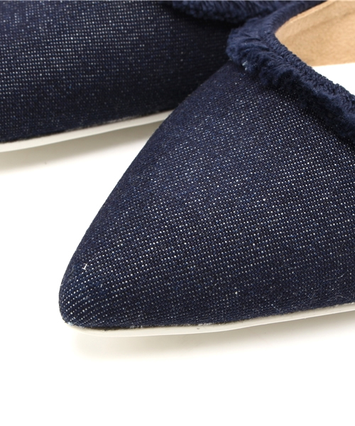 LE TALON（ルタロン）の「◆Le Talon GRISE◆  ポインテッドフリンジフラット（その他シューズ・レディース・ネイビー・37.5/35.5/36.5/36/37/38）」の5枚目の写真