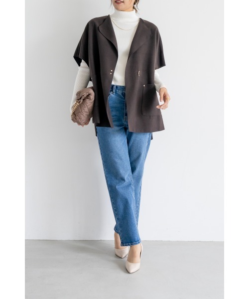 M.deux（エムドゥ）の「●ベーシックタートルニット●（ニット/セーター・レディース・ライトグレー/レッド/ブラック/グリーン/マスタード/オフホワイト/その他・MEDIUM）」の17枚目の写真