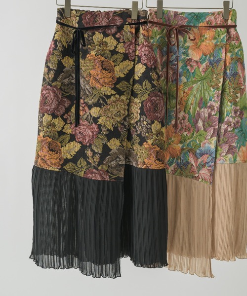 idem イデム　romantic lace ribbon skirt idem（イデム）の「romantic lace ribbon skirt / レースリボン