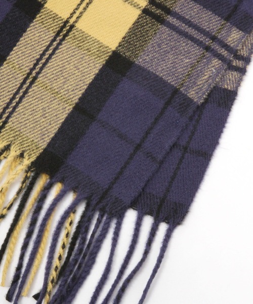 GLOBAL WORK（グローバルワーク）の「静電軽減柄ストール/704763（ストール/ショール・レディース・グレー/ベージュ/イエロー/ネイビー/ネイビー系/イエロー系その他/グリーン・FREE）」の14枚目の写真