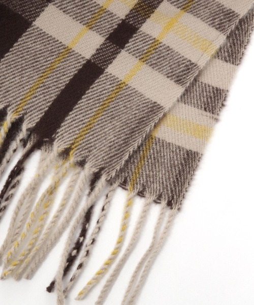 GLOBAL WORK（グローバルワーク）の「静電軽減柄ストール/704763（ストール/ショール・レディース・グレー/ベージュ/イエロー/ネイビー/ネイビー系/イエロー系その他/グリーン・FREE）」の16枚目の写真