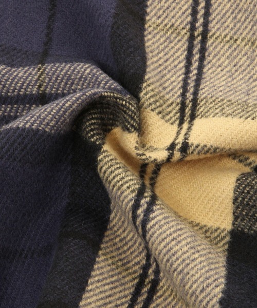 GLOBAL WORK（グローバルワーク）の「静電軽減柄ストール/704763（ストール/ショール・レディース・グレー/ベージュ/イエロー/ネイビー/ネイビー系/イエロー系その他/グリーン・FREE）」の17枚目の写真