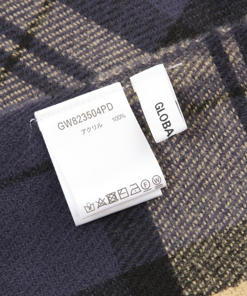 GLOBAL WORK（グローバルワーク）の「静電軽減柄ストール/704763（ストール/ショール・レディース・グレー/ベージュ/イエロー/ネイビー/ネイビー系/イエロー系その他/グリーン・FREE）」の18枚目の写真