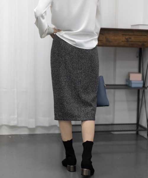 Miniministore（ミニミニストア）の「ツイード調スカート 秋冬ペンシルスカート（スカート・レディース・ブラック/グレー・S/XL/M/XXL/L）」の14枚目の写真