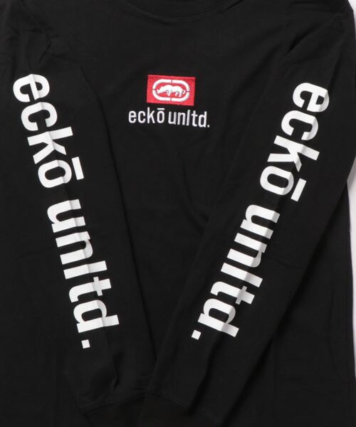ecko unltd.(エコーアンリミテッド)の「23AW秋冬新作【ecko unltd.】エコーアンリミテッド 長袖 ロングスリーブTシャツ Unisex 綿100% ECM33400(Tシャツ/カットソー・メンズ・ブラック/ホワイト/ベージュ・LL/L/M)」の5枚目の写真
