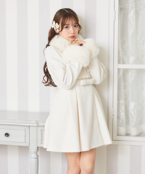 ROJITAxFuuuuu_ri collaboration】メイドライクドーリーコート 【公式