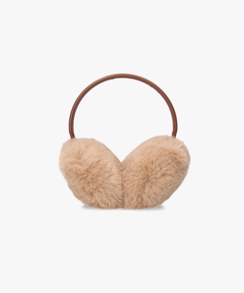 OVERRIDE(オーバーライド)の「OVERRIDE LEATHER FAKEFUR EARMUFF(イヤーマフ・レディース・ベージュ/ブラック/ホワイト/グリーン・57~59cm)」の15枚目の写真