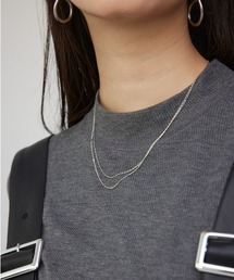 ドットチェーンコンビネーションネックレス