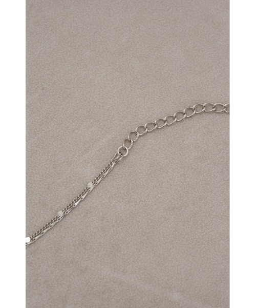 AZUL by moussy（アズールバイマウジー）の「ドットチェーンコンビネーションネックレス（ネックレス・レディース・シルバー/ゴールド系その他・FREE）」の8枚目の写真