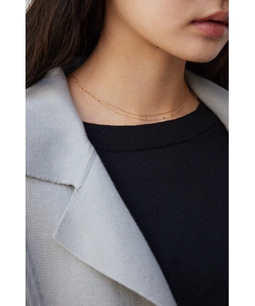 AZUL by moussy（アズールバイマウジー）の「ドットチェーンコンビネーションネックレス（ネックレス・レディース・シルバー/ゴールド系その他・FREE）」の10枚目の写真