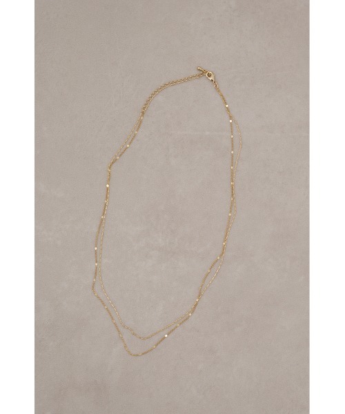 AZUL by moussy（アズールバイマウジー）の「ドットチェーンコンビネーションネックレス（ネックレス・レディース・シルバー/ゴールド系その他・FREE）」の11枚目の写真