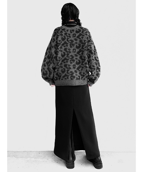 askyy レオパードカーディガン ASKYY(アスキー) ヒョウ柄 レオパード カーディガン ＜monkey time