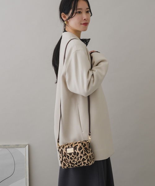 KATHARINE ROSS（キャサリンロス）の「【KATHARINE ROSS】WEB限定 ハラコミニショルダー（ショルダーバッグ・レディース・ブラック/アイボリー/ベージュ・MEDIUM）」の9枚目の写真