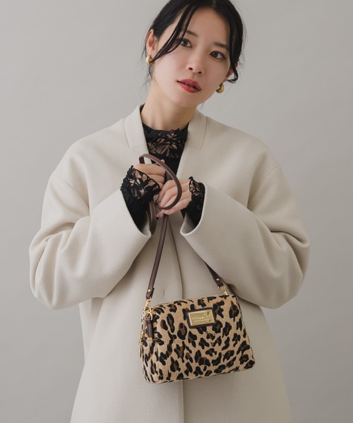 KATHARINE ROSS（キャサリンロス）の「【KATHARINE ROSS】WEB限定 ハラコミニショルダー（ショルダーバッグ・レディース・ブラック/アイボリー/ベージュ・MEDIUM）」の11枚目の写真
