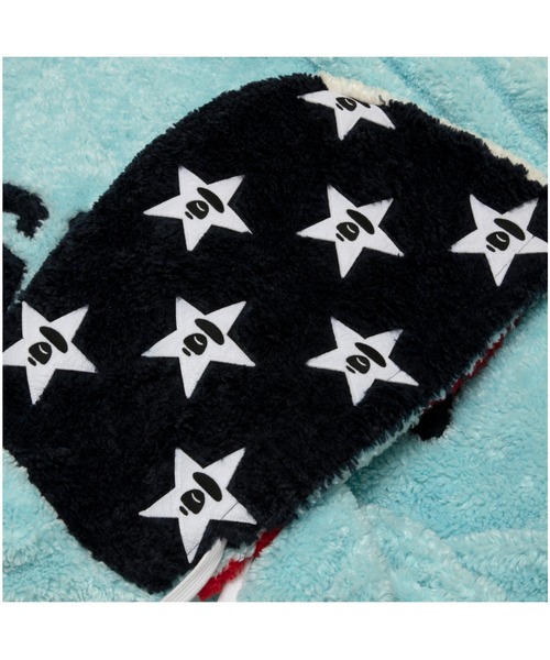 AAPE BY A BATHING APE(エーエイプバイアベイシングエイプ)の「AAPE BUTTON BOA HOODIE(パーカー・メンズ・ライトブルー・MEDIUM/LARGE/SMALL/X-LARGE)」の4枚目の写真