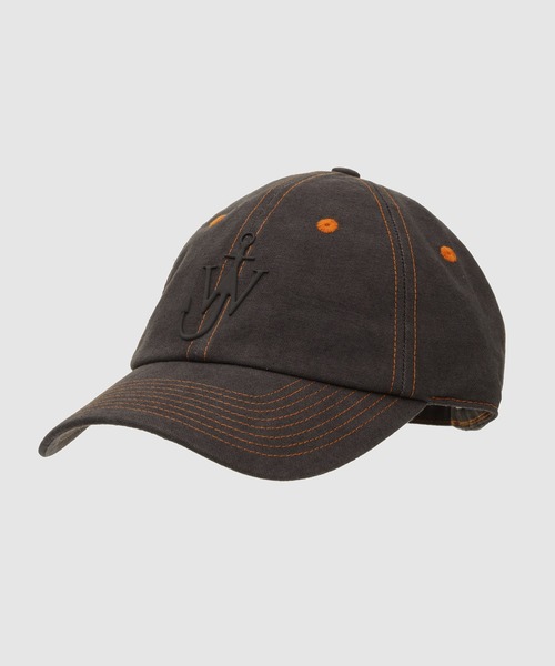 JW Anderson(ジェイダブリューアンダーソン)の「キャップ(キャップ・レディース・黄土色系/パープル系・ONE SIZE)」の2枚目の写真