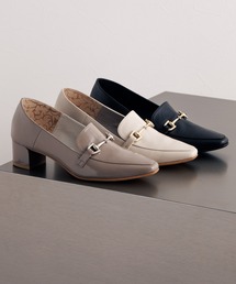 HIMIKO | 【HIMIKO】【撥水】ヒールバブーシュビットローファー/641101(ローファー)