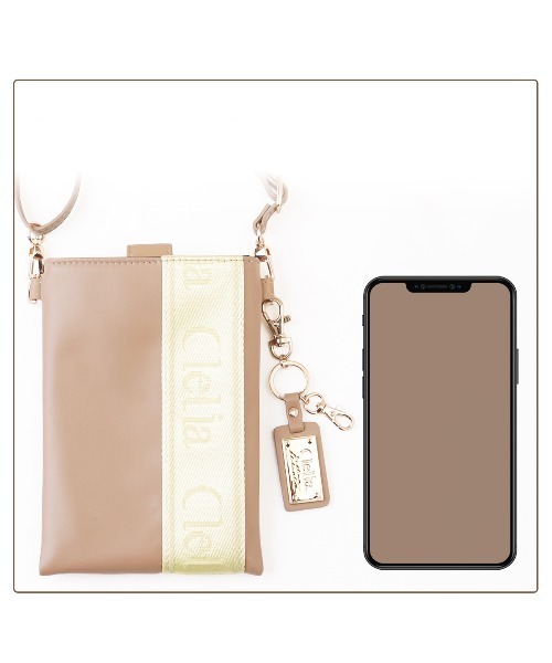 Clelia(クレリア)の「【Serena/セレーナ】2way縦型スマホポーチ(ショルダーバッグ・レディース・ブラウン/ベージュ/ダークブラウン/ブラック・ONE SIZE)」の10枚目の写真