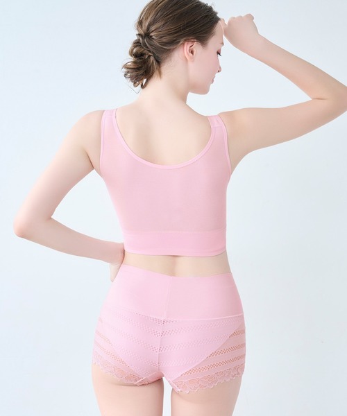 BRADELIS NEWYORK(ブラデリスニューヨーク)の「オールインワンスタイルショーツ ブラデリス(ショーツ・レディース・ブラック/ピンク系その他/グレイッシュベージュ/ブルー系その他/ホワイト系その他/ピンク系/インディゴブルー/テラコッタ・S/M/L/LL)」の17枚目の写真