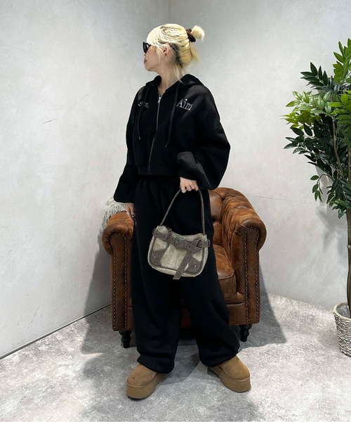 sedacle girl(セダクルガール)の「ウエスタンベルトハンドバッグ(ハンドバッグ・レディース・グレー/ブラウン/ブルー/ダークブラウン・FREE)」の7枚目の写真