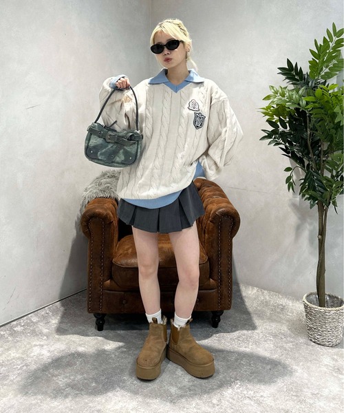 sedacle girl(セダクルガール)の「ウエスタンベルトハンドバッグ(ハンドバッグ・レディース・グレー/ブラウン/ブルー/ダークブラウン・FREE)」の13枚目の写真