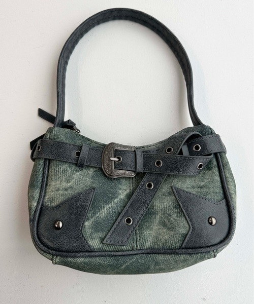 sedacle girl(セダクルガール)の「ウエスタンベルトハンドバッグ(ハンドバッグ・レディース・グレー/ブラウン/ブルー/ダークブラウン・FREE)」の14枚目の写真