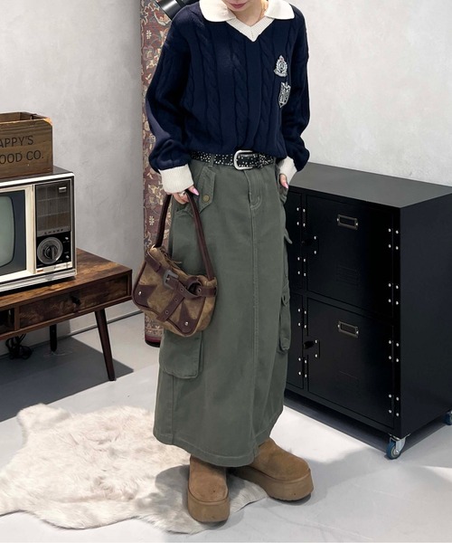 sedacle girl(セダクルガール)の「ウエスタンベルトハンドバッグ(ハンドバッグ・レディース・グレー/ブラウン/ブルー/ダークブラウン・FREE)」の20枚目の写真