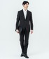 TETE HOMME（テットオム）の「洗える礼服 2つボタン ベーシックフォーマルスーツ 裾上げテープ付き（スーツセット・SMALL）」