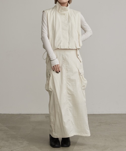 Lui's(ルイス)の「バルーンコンパクトベスト(ベスト・レディース・ブラック/オフホワイト・FREE)」の19枚目の写真