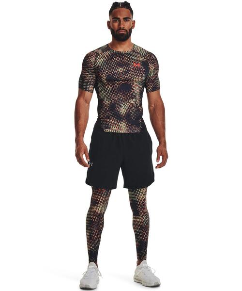 UNDER ARMOUR(アンダーアーマー)の「UAヒートギアアーマー プリント コンプレッション ショートスリーブシャツ(トレーニング/メンズ)(Tシャツ/カットソー・メンズ・ブラック系その他・XXL/M/S/XL/L)」の3枚目の写真